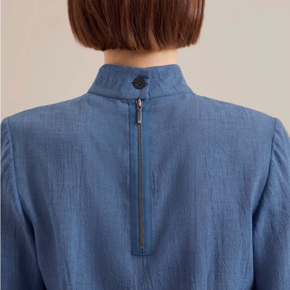 Kate Middleton Cefinn blouse in cornflower blue. UK size 12, US 8/10 - Picture 6 of 7